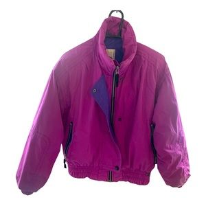 Obermeyer Women’s Purple and Pink Ski Jacket Size 6